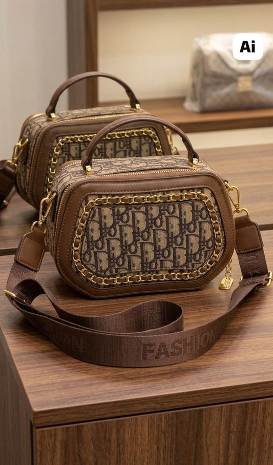 Women's Imported Premium Classy Handbag Shoulder Bag | High End Quality 8x6 Inch
