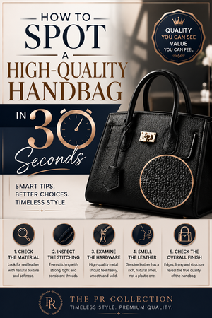 How To Spot A High-Quality Handbag In 30 Seconds