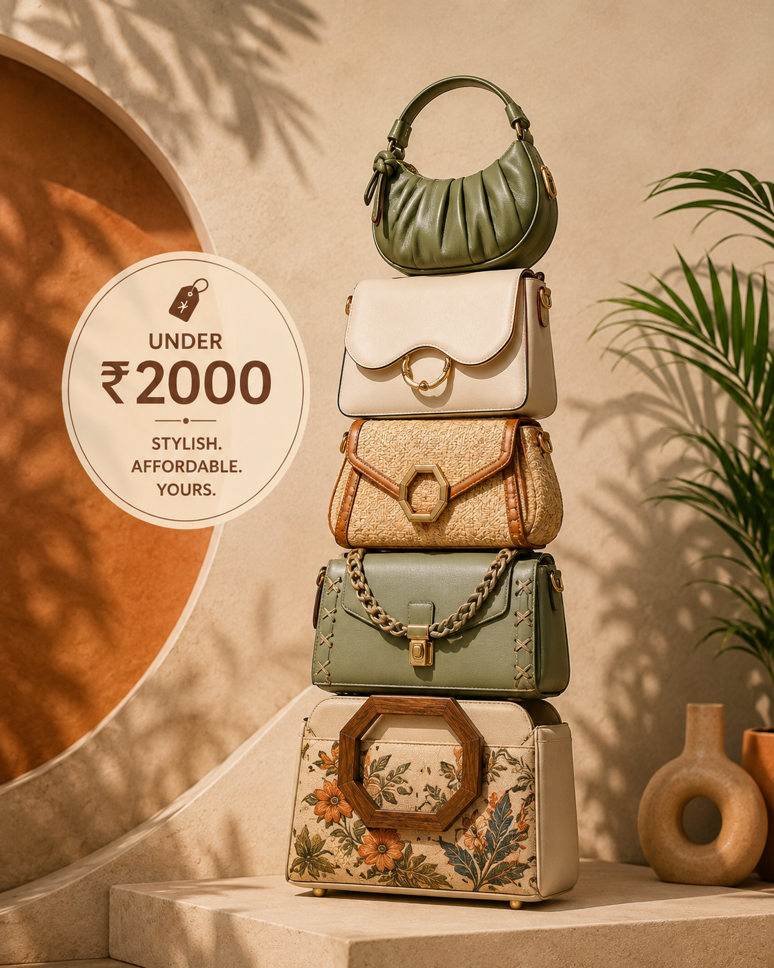Best Handbags Under ₹2000 in India — Stylish & Affordable Women's Bags