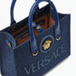 Versace Denim Tote Bag Full Detailing Branding Dust Cover India