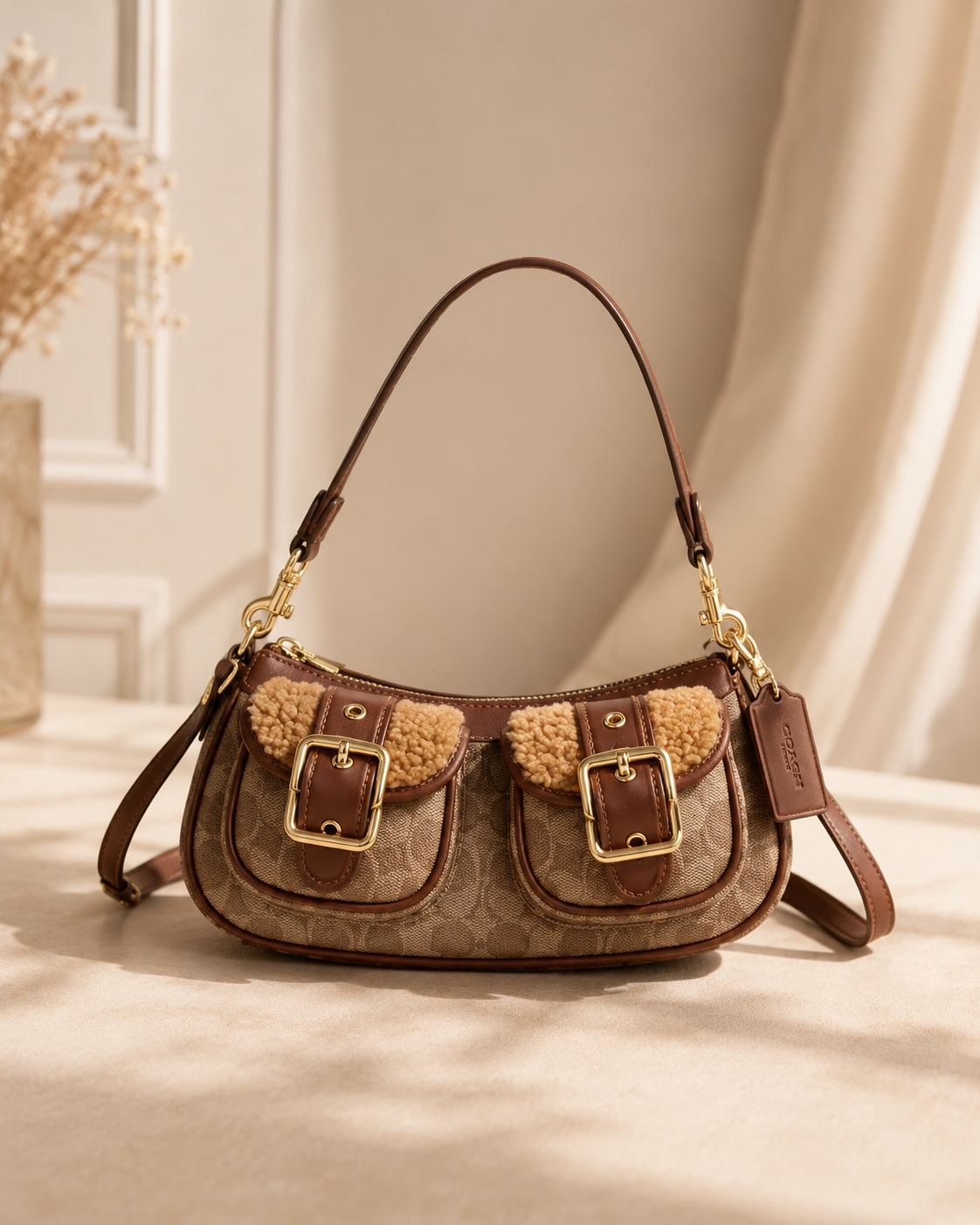 Signature Canvas Crossbody Bag | With Box
