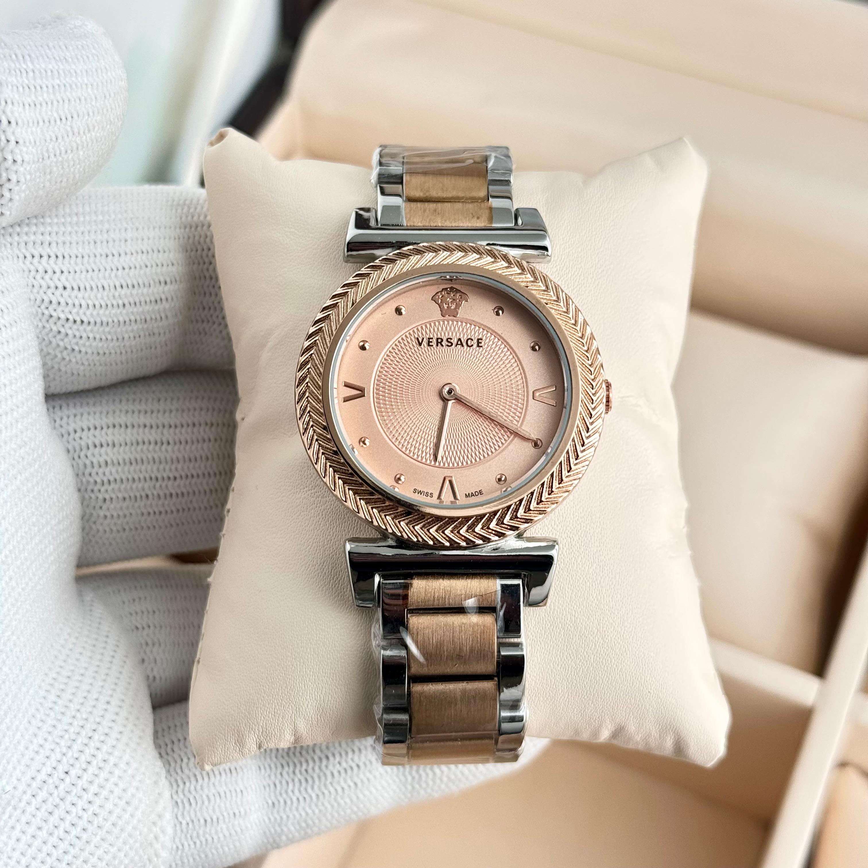 Versace Watch D7 Swiss Made Quartz Movement Luxury Women India