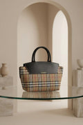 Burberry Vintage Check Boucle Medium Catherine Bag