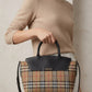 Burberry Vintage Check Boucle Medium Catherine Bag