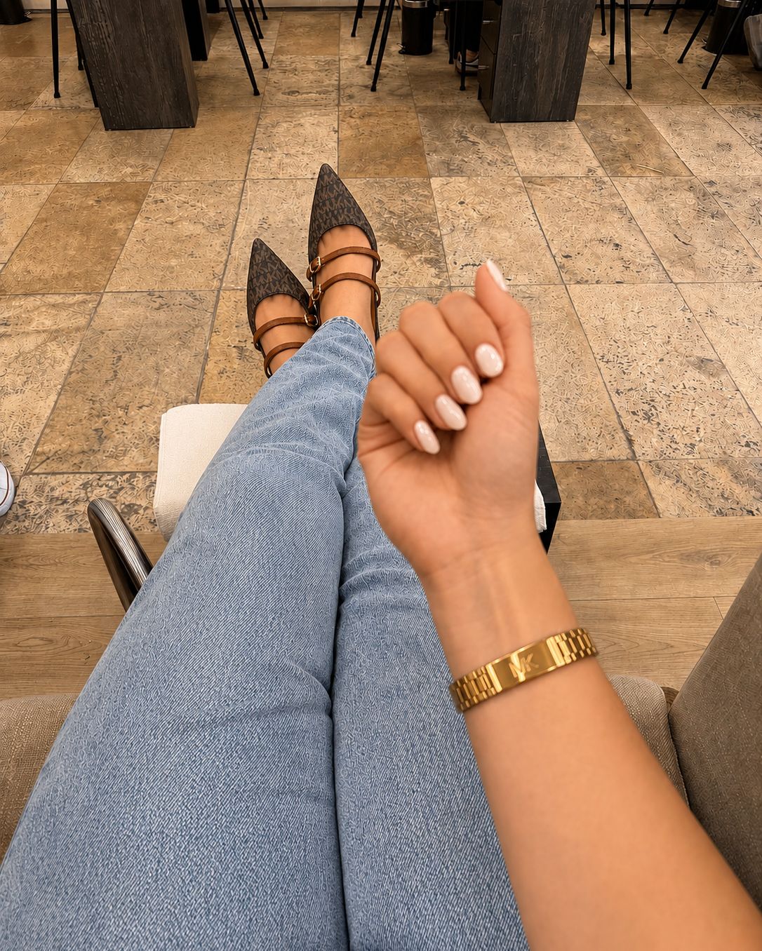 Turkey Imported Double Strap Flats