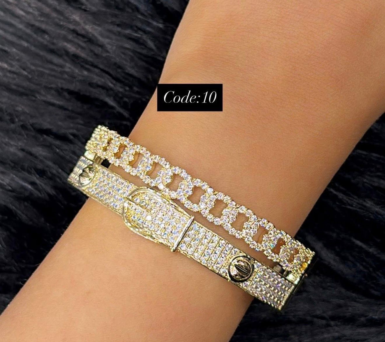 Medium Model Full Pave Bracelet