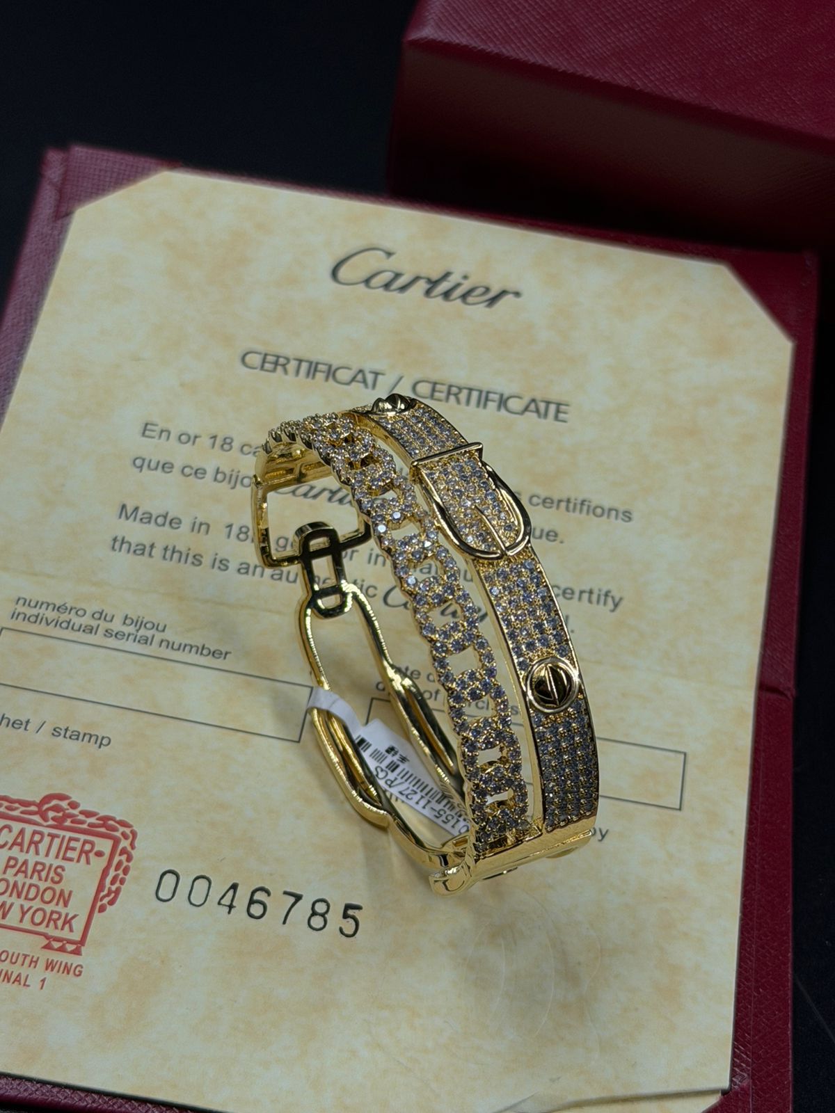 Medium Model Full Pave Bracelet