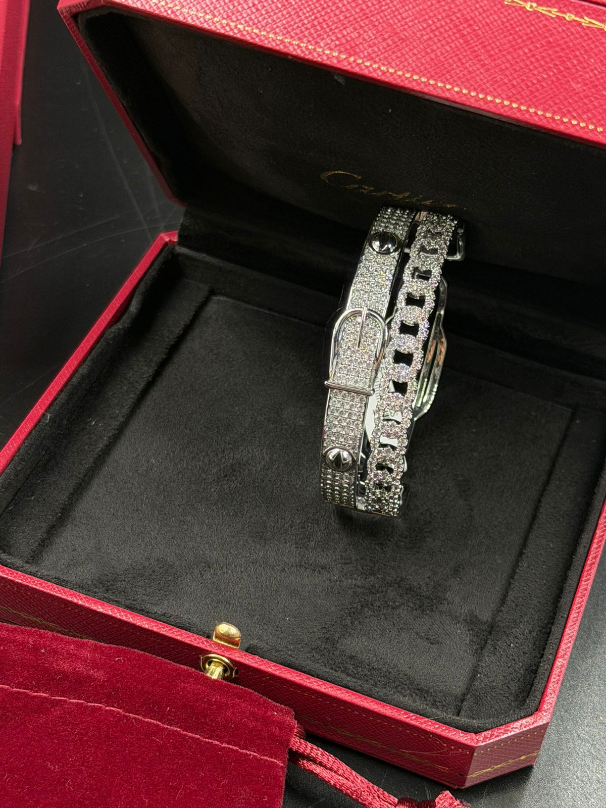 Medium Model Full Pave Bracelet