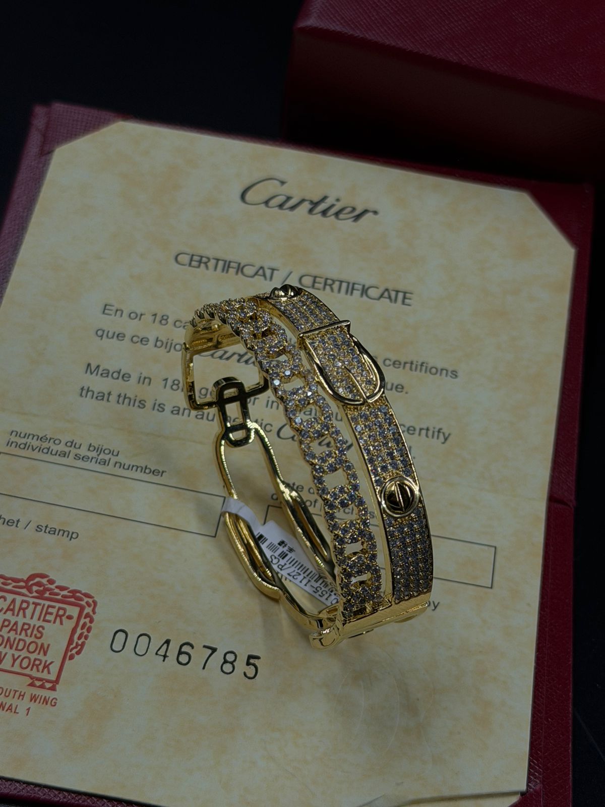 Medium Model Full Pave Bracelet