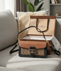 Coach Sling Bag Nude Luxury Branded Box Dust Cover India