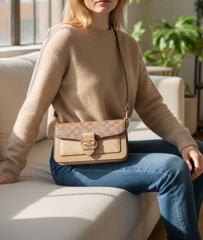 Coach Sling Bag Trending Luxury Designer Handbag Gift For Her