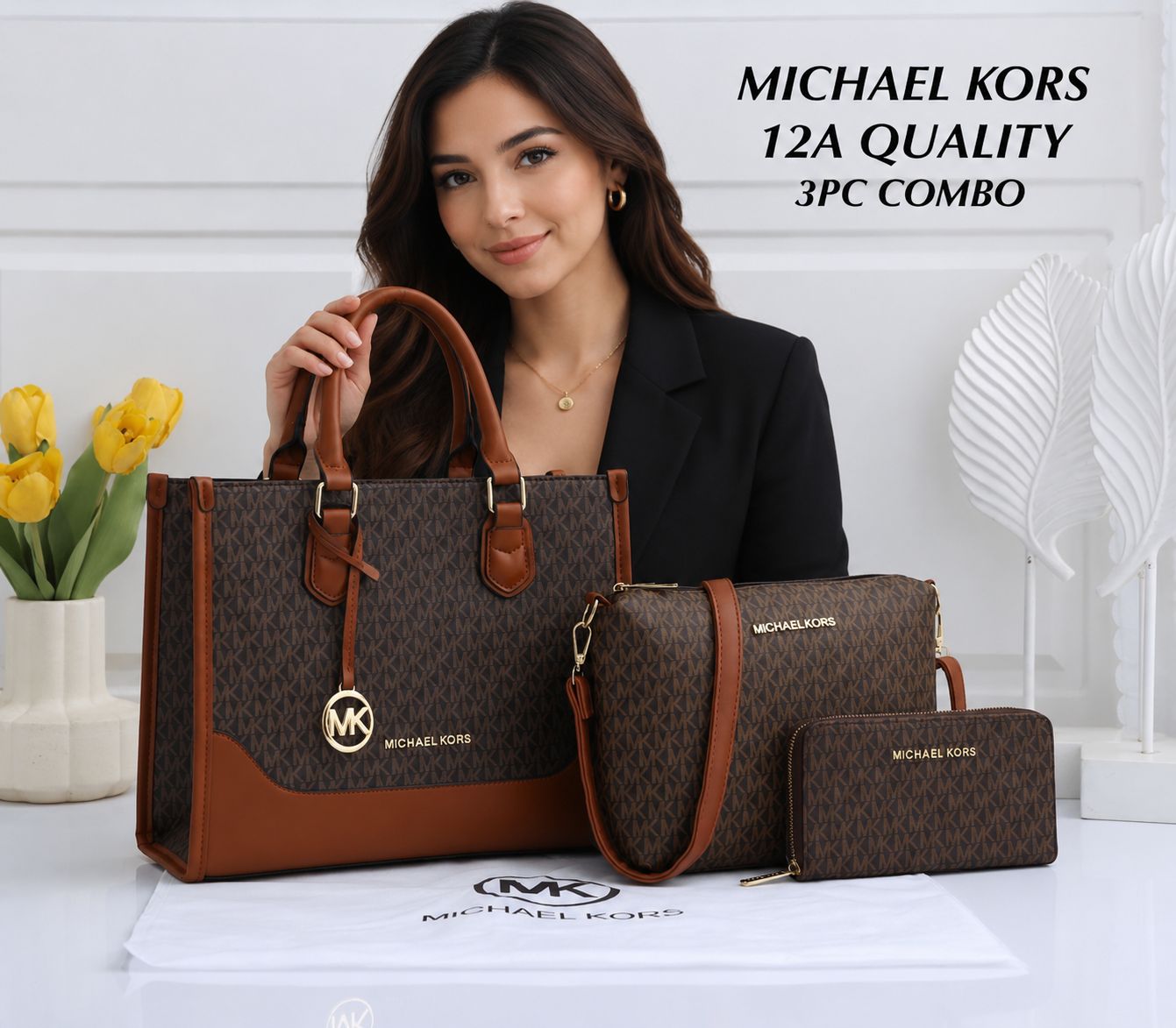 Michael Kors Premium Combo Bag Set Luxury Designer Handbag India