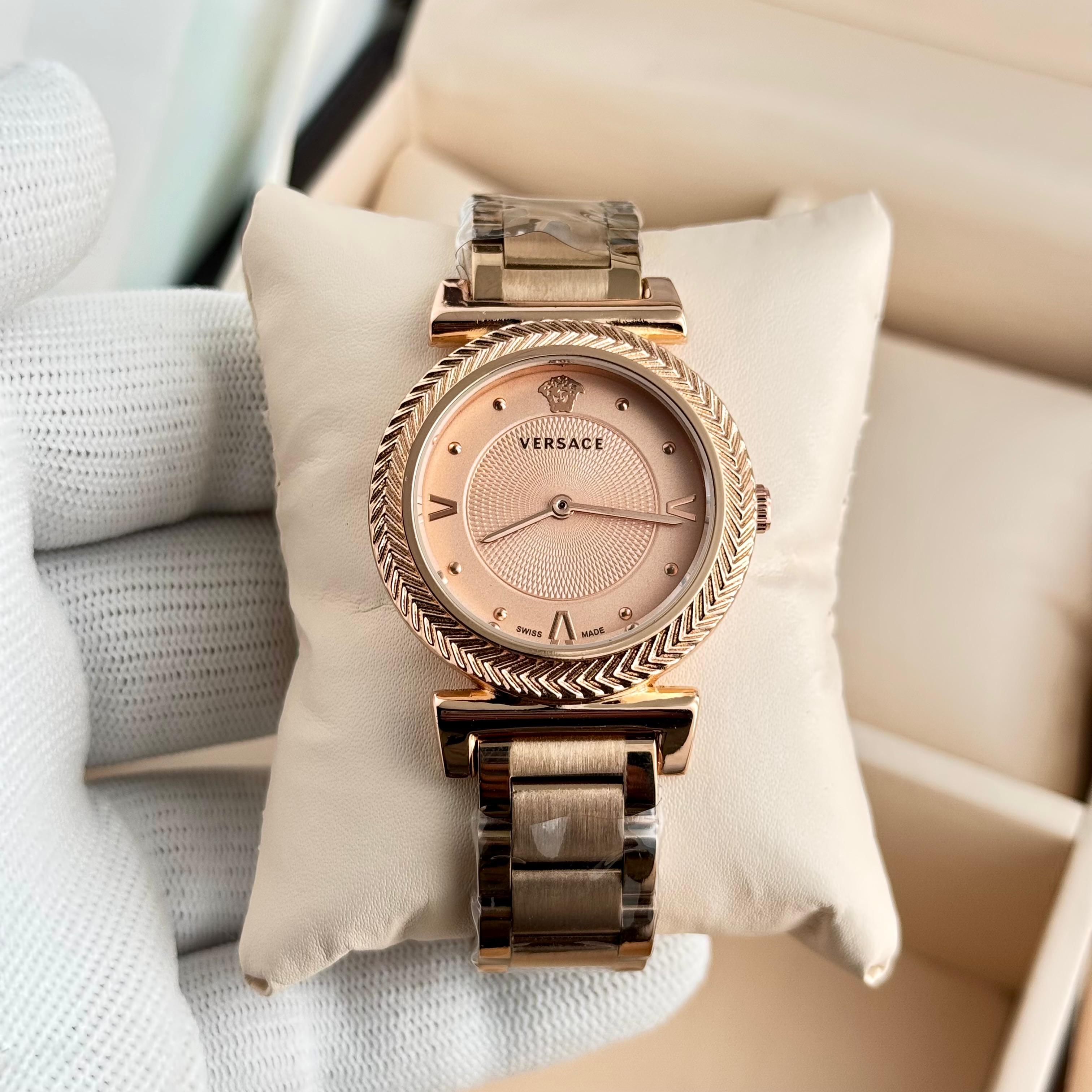 Versace V-Motif Watch D6 Designer Branded Women Watch Gift India