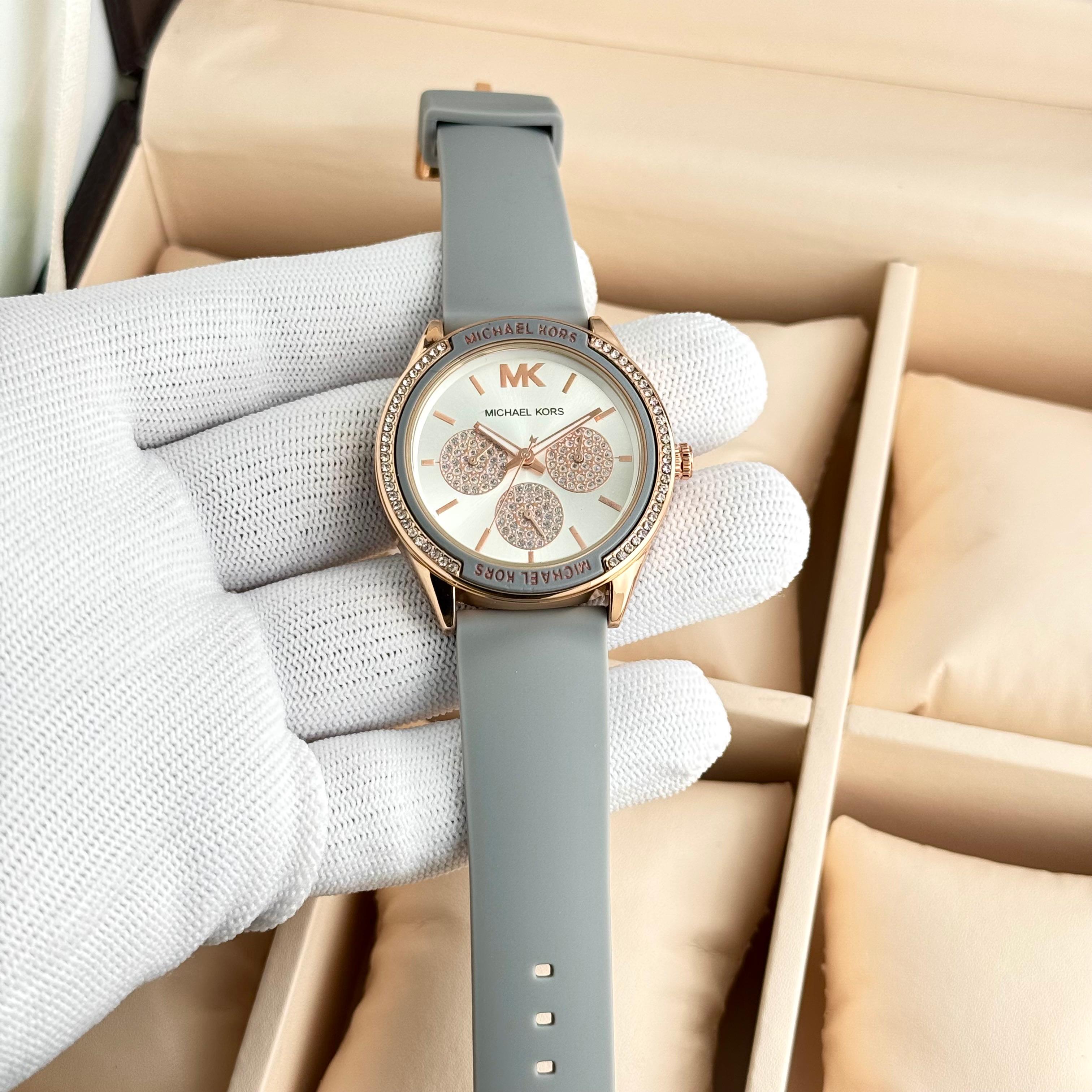 Michael Kors Watch D3 Silicone Belt Pin Buckle Luxury Branded India