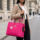 Versace Denim Tote Bag Pink Premium Quality Women Luxury Handbag