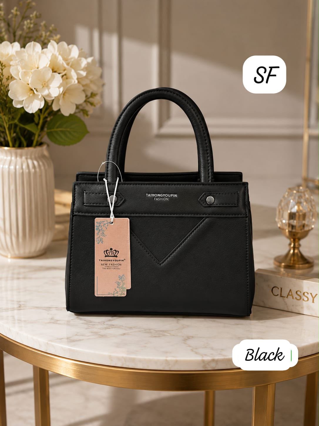 Tyhonge Imported Classy Sling Bag Black Heavy Quality Women India