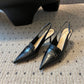 Turkey imported heels black white women designer branded box