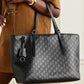 Gucci Emblem Embossed Tote Bag Wine premium designer - PR Collection