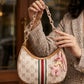 Cute Elegant Shoulder Bag Brown premium leather - PR Collection