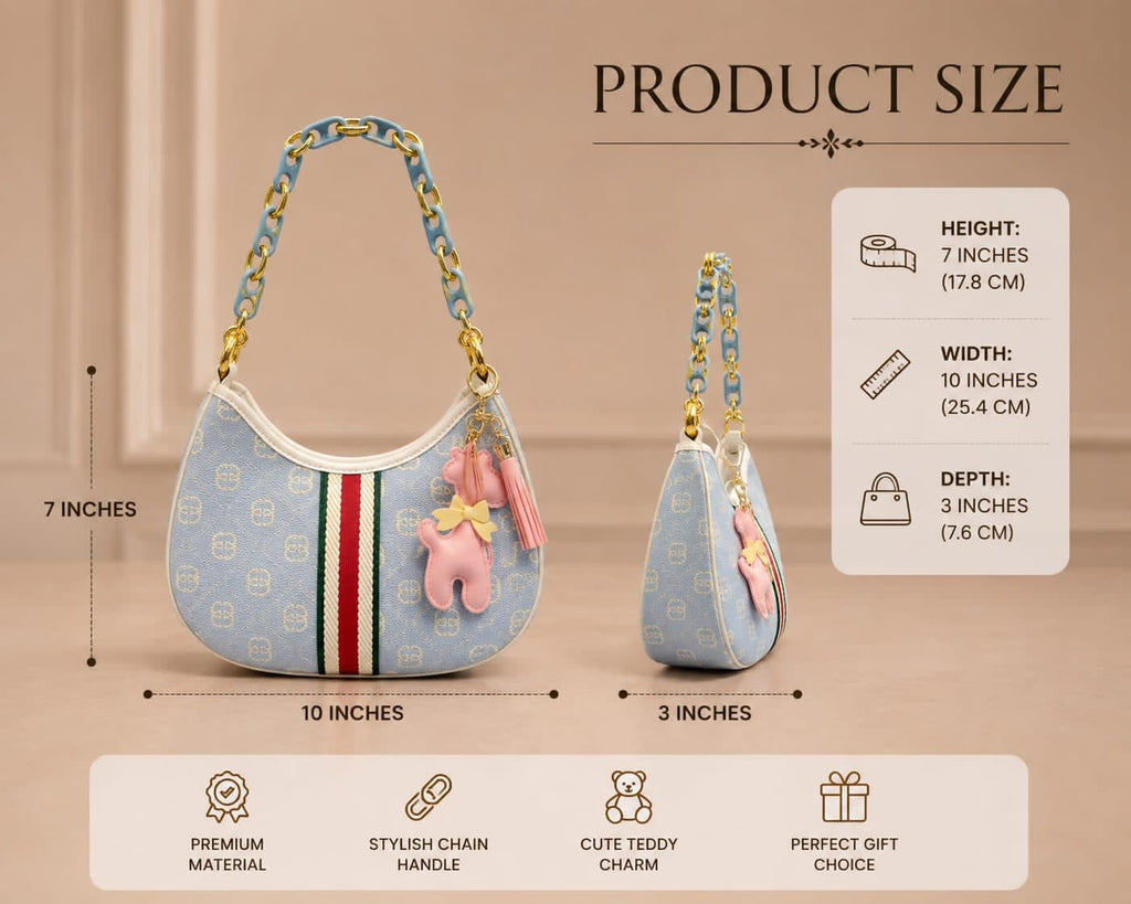 Cute Elegant Shoulder Bag designer fashion imported - PR Collection