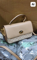 Imported Premium Beige Luxe Crossbody Sling Bag