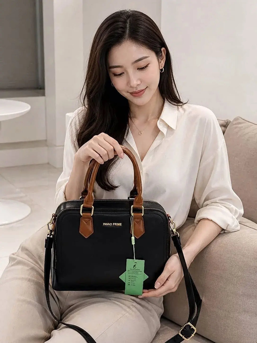 Imported Premium Leather Handbag for Women – High End Classy Sling Bag
