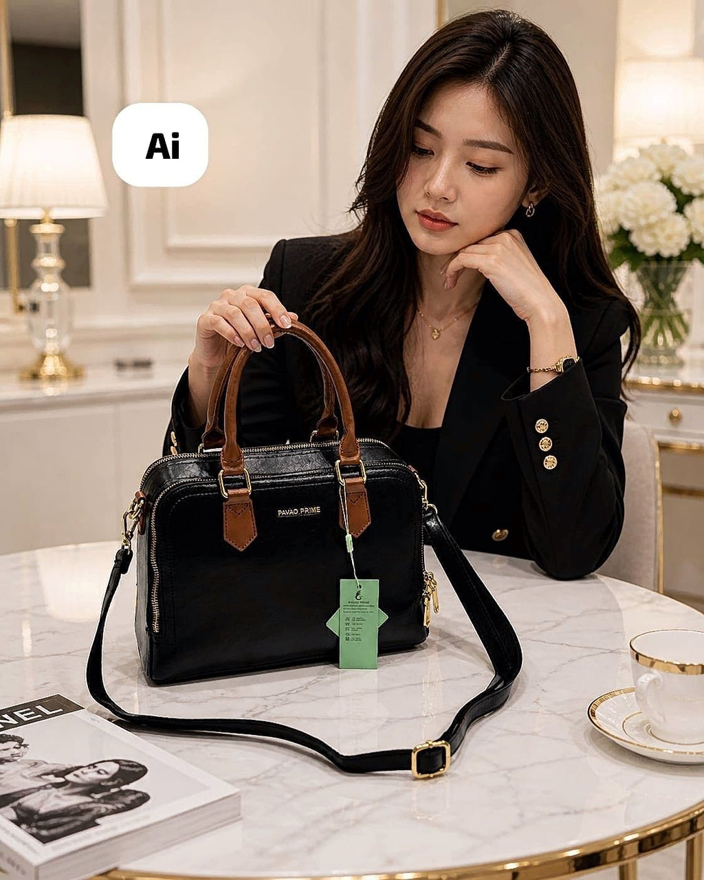 Imported Premium Leather Handbag for Women – High End Classy Sling Bag
