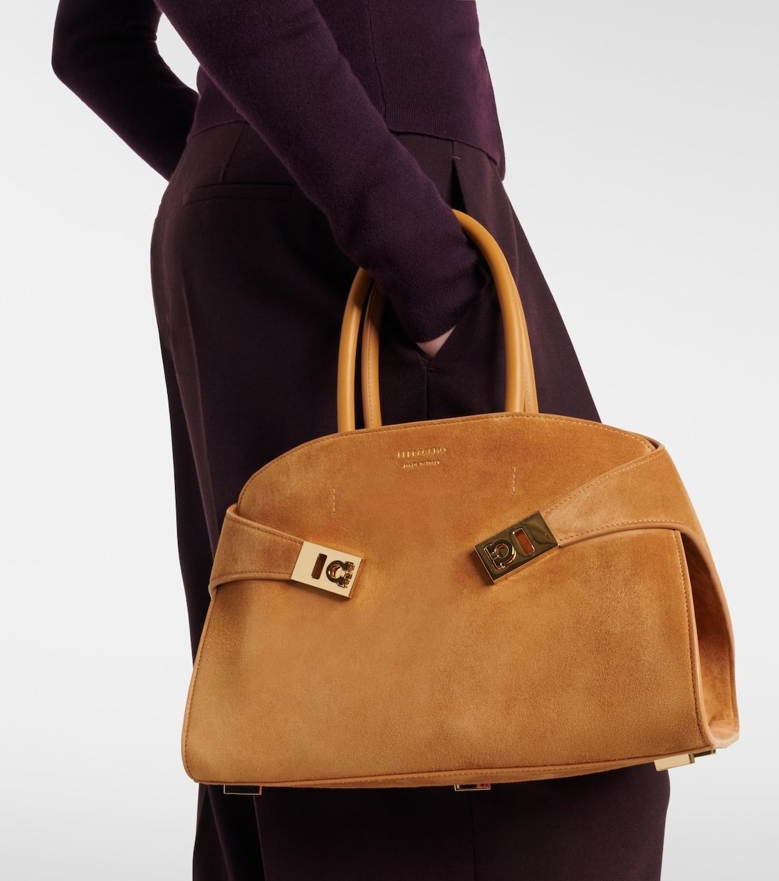Suede Hug Handbag | Premium Luxury