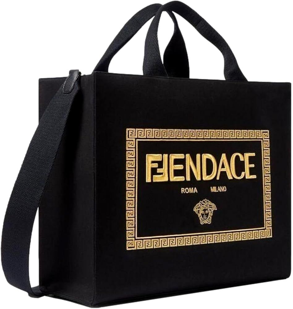 Luxury Canvas Tote Shoulder Bag