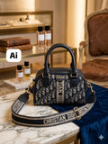 Imported Premium Grey Monogram Boston Sling Bag