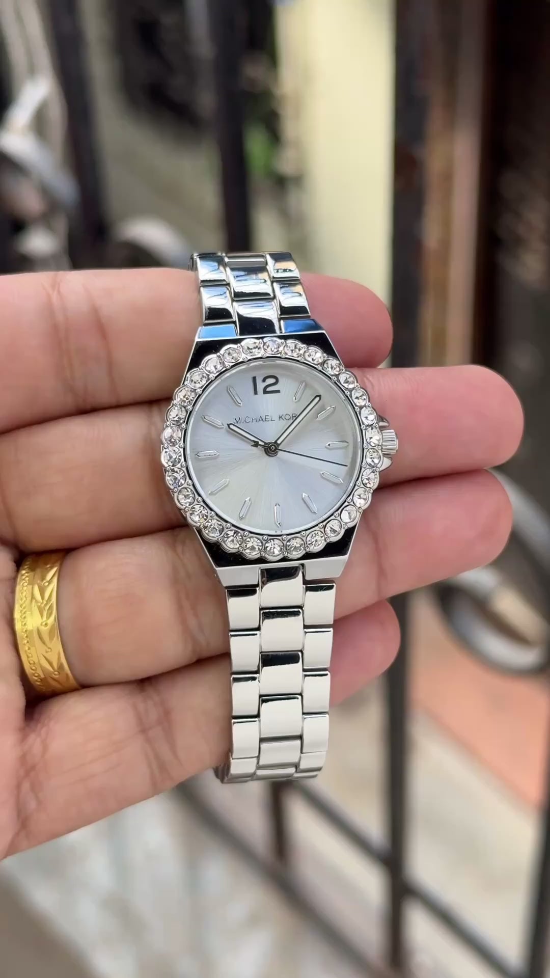Women's Lennox Collection Watch | Premium Rose Gold Diamond Bezel Luxury Watch