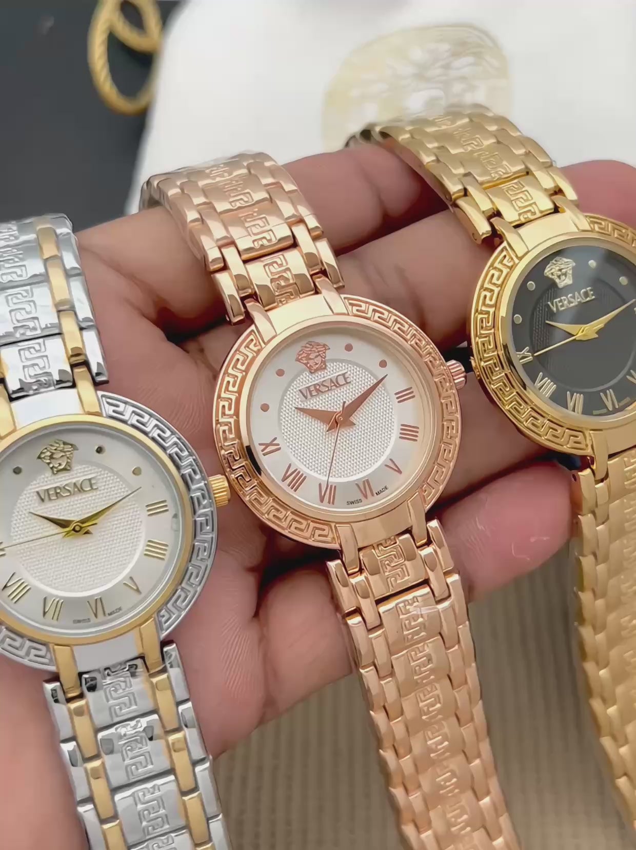 Women's Metal Chain Watch | Heavy Quality Premium Designer Fashion Watch