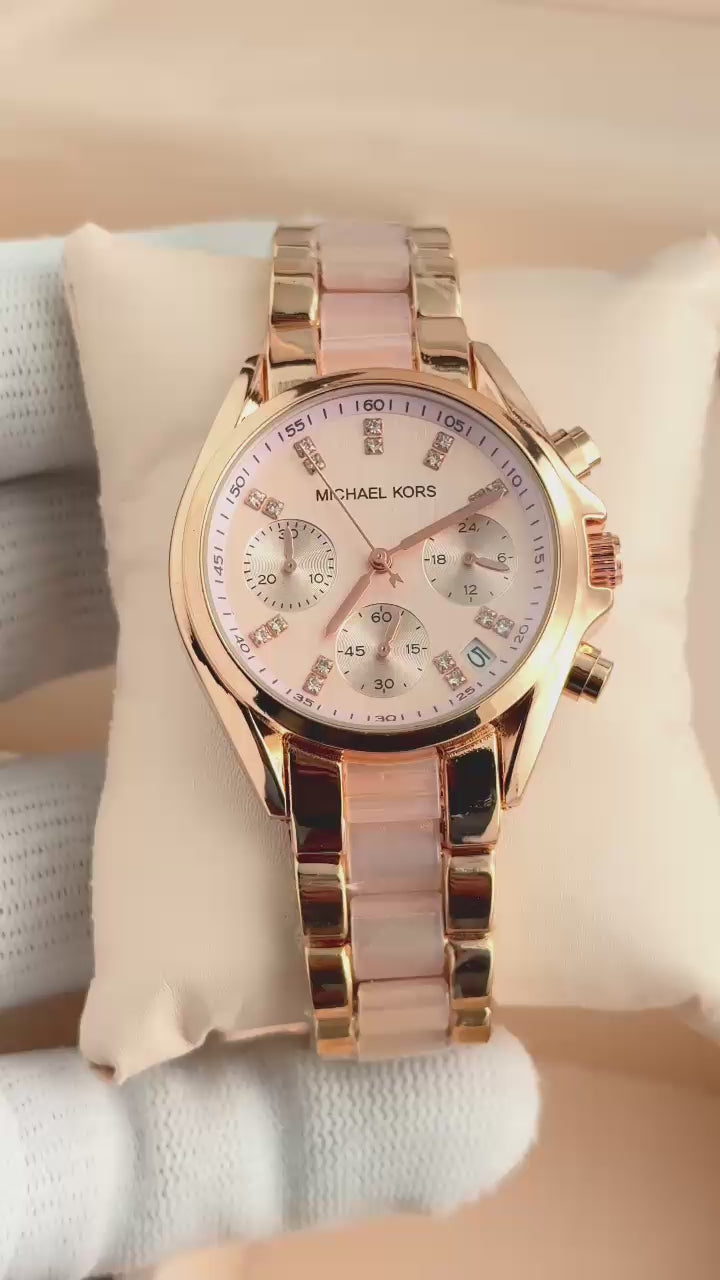 Women's Chronograph Watch | Premium Stainless Steel Date Display Fashion Watch