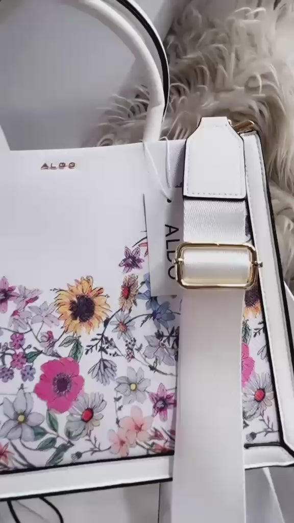 Women's Floral Handbag | With Box & Dust Bag