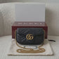 Women's Mini Quilted Leather Chain Bag | Gold Chain Strap Crossbody Shoulder Bag | With Double Box Dust Bag