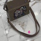 Women's Elephant Print Sling Bag | Boho Ethnic Jute Crossbody Bag with Belt