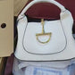 Women's Hobo Bag | Faux Leather Shoulder Handbag with Gold Hardware
