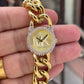 Exclusive Glamour Chain-Link Ladies Watch