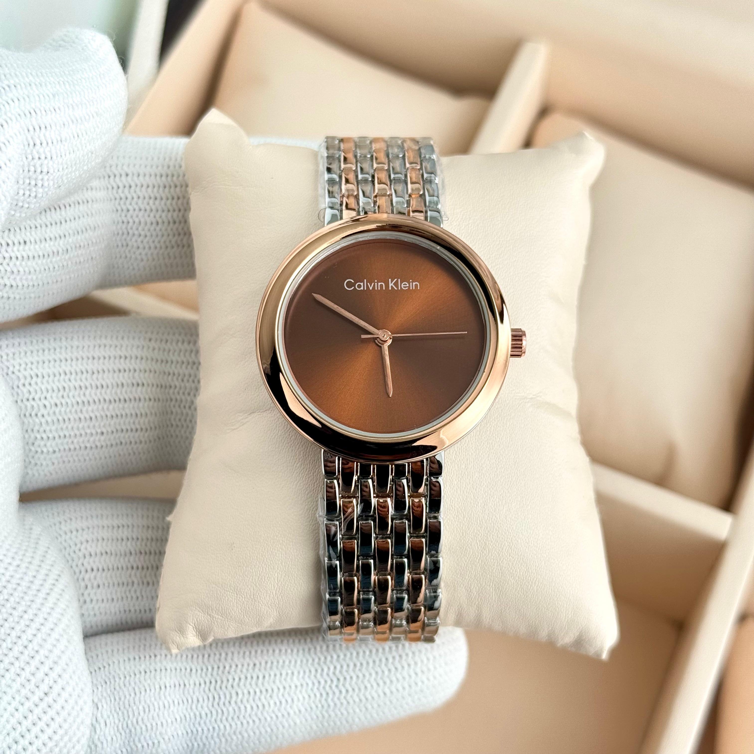 Calvin Klein CK watch D17 stainless steel bracelet wrist view luxury women watch India