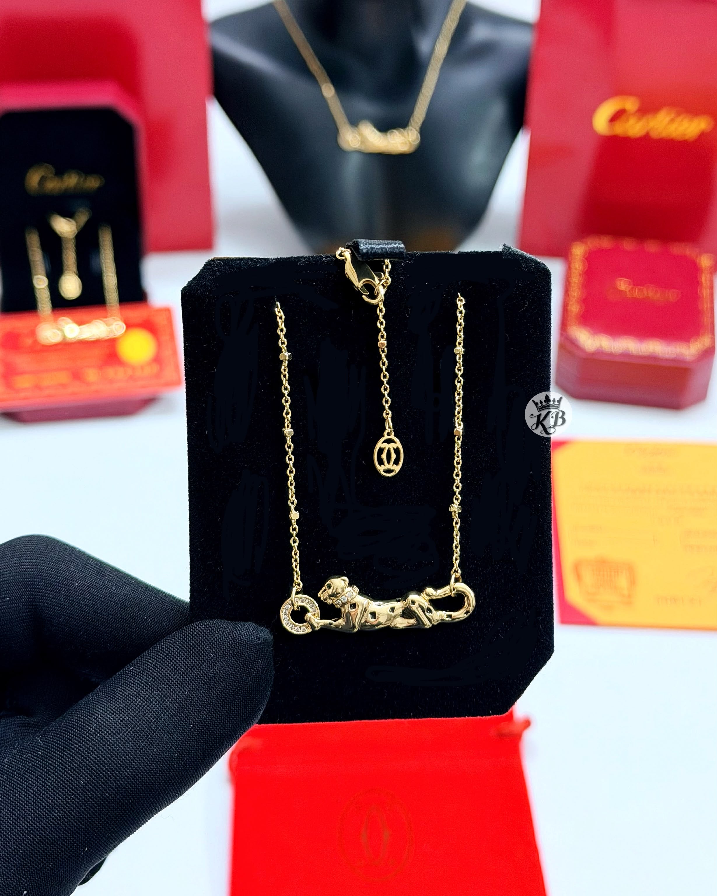 Cartier Panthere De Cartier Pendant Luxury Branded Jewellery India