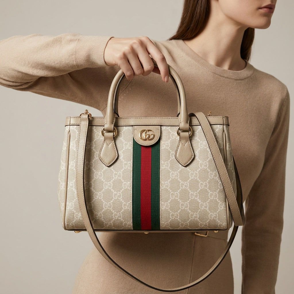 Gucci Ophidia GG Medium Tote Bag Apricot Color - PR Collection