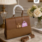 Imported Classy Handbag Tan Premium Quality Women Imported India