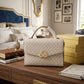 Michael Kors MK Signature Satchel Bag Off White Color - PR Collection