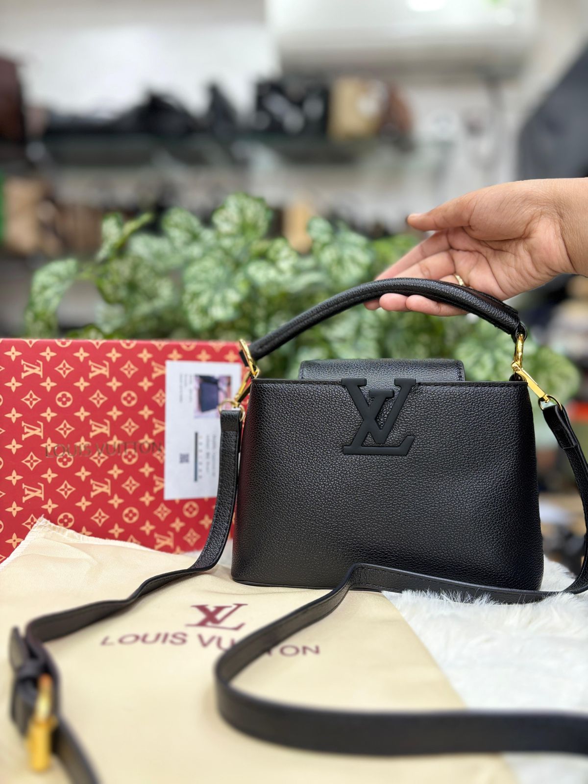 Capucines Structured Luxury Bag