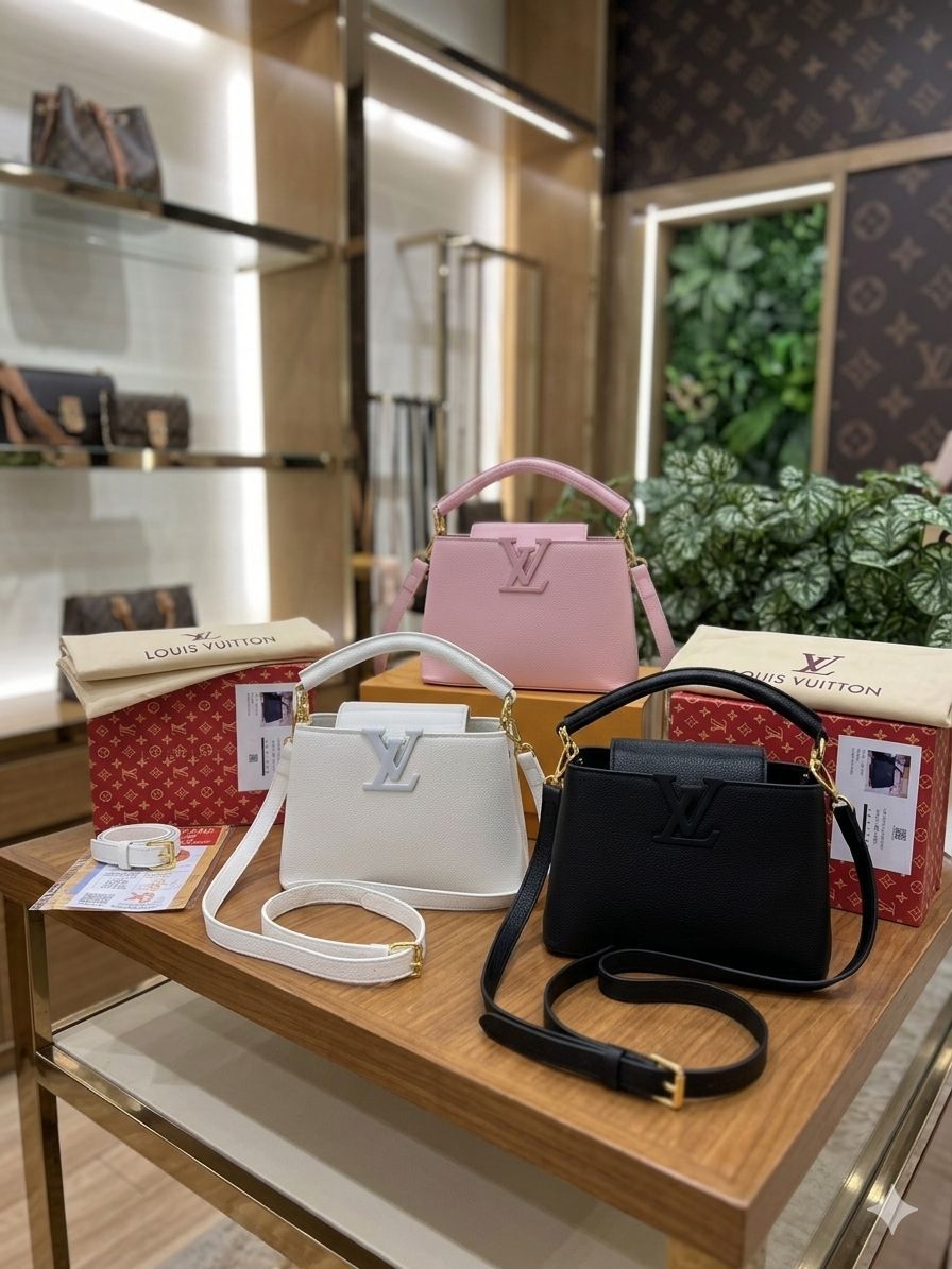 Capucines Structured Luxury Bag