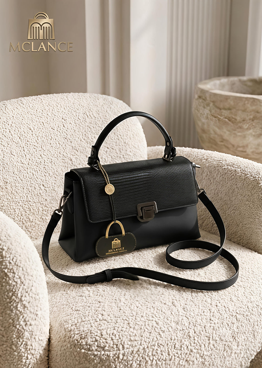 Mclance Premium Top Handle Satchel Bag