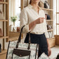 Jacquard Plush Tote Bag with Matching Pouch - PR Collection