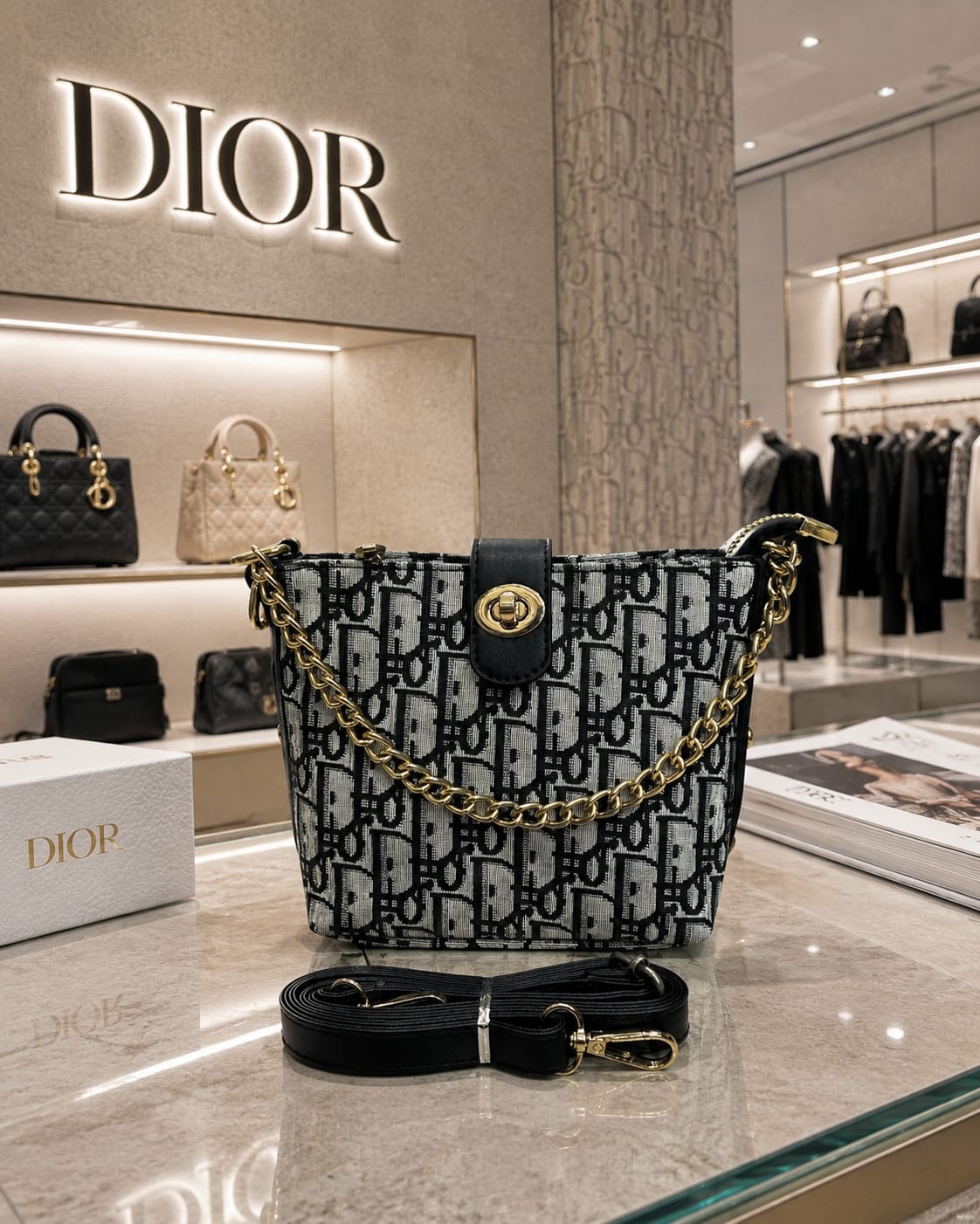 Premium Quality Printing Bucket Sling Bag - PR Collection