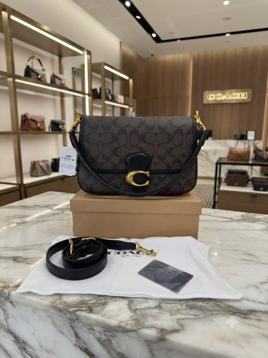 Women Luxury Sling Bag Coffee With Box Coach Latest Edition Crossbody Shoulder Bag India