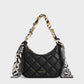 Charles Keith Mini Alcott Scarf Handle Quilted Bag - PR Collection